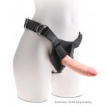 KING COCK PLUS - REALISTYCZNE DILDO Z ŻYŁAMI 18CM