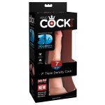 KING COCK PLUS - REALISTYCZNE DILDO Z ŻYŁAMI 18CM