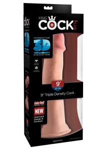KING COCK PLUS - REALISTYCZNE DILDO Z ŻYŁAMI 23CM