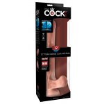 KING COCK PLUS - REALISTYCZNE DILDO Z JĄDRAMI 30CM