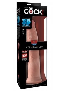 KING COCK PLUS - REALISTYCZNE DILDO Z ŻYŁAMI 28CM