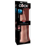 KING COCK PLUS - REALISTYCZNE DILDO Z ŻYŁAMI 28CM