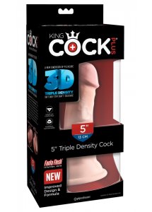 KING COCK PLUS - REALISTYCZNE DILDO Z ŻYŁAMI 13CM