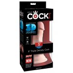 KING COCK PLUS - REALISTYCZNE DILDO Z ŻYŁAMI 13CM