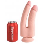 KING COCK PLUS - REALISTYCZNE PODWÓJNE DILDO 24CM
