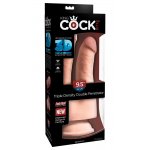 KING COCK PLUS - REALISTYCZNE PODWÓJNE DILDO 24CM