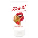 LICK IT - ŻEL DO EROTYCZNEGO MASAŻU TRUSKAWKOWY 50ML