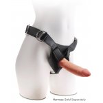 KING COCK - REALISTYCZNE DILDO TRIPLE DENSITY COCK BRĄZOWE 18 CM