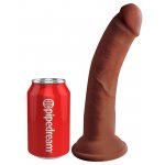 KING COCK - REALISTYCZNE DILDO TRIPLE DENSITY COCK BRĄZOWE 20 CM