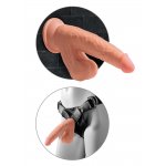 KING COCK - REALISTYCZNE DILDO TRIPLE DENSITY COCK Z RUCHOMYMI JĄDRAMI 18 CM