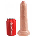 KING COCK - REALISTYCZNY PENIS Z RUCHOMYM NAPLETKIEM 22.7 CM