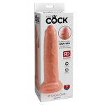 KING COCK - REALISTYCZNY PENIS Z RUCHOMYM NAPLETKIEM 22.7 CM