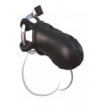 SILIKONOWA KLATKA NA PENISA Z KŁÓDKĄ I KLUCZYKIEM