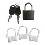 SILIKONOWA KLATKA NA PENISA Z KŁÓDKĄ I KLUCZYKIEM