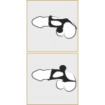 PIERŚCIEŃ EREKCYJNY ZE STYMULATOREM ŁECHTACZKI-BLACK VELVETS