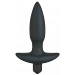 WIBRUJĄCA WTYCZKA ANALNA Z UCHWYTEM MAŁA(13CM)-BLACK VELVETS