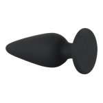 KOREK ANALNY STOŻKOWY CIĘŻKI MAŁY(7,8CM)-BLACK VELVETS