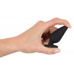 KOREK ANALNY STOŻKOWY CIĘŻKI MAŁY(7,8CM)-BLACK VELVETS