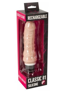 WIBRATOR REALISTYCZNY CIELISTY 18CM-CLASSIC SILICONE #1