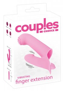 NAKŁADKA NA PALEC Z WIBROBULLETEM RÓŻOWA