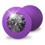 KOREK ANALNY Z KAMIENIEM SZLACHETNYM (ŚREDNI) 8,1CM