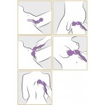 MASAŻER I WIBRATOR W JEDNYM FIOLETOWY 19.5CM