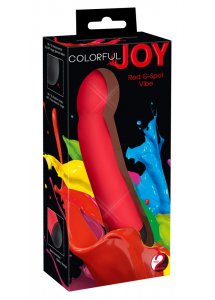 WIBRATOR ZE STYMULACJĄ PUNKTU G CZERWONY