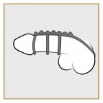 4 PIERŚCIENIE NA KUTASA/JĄDRA/COCK/TESTICLE RING 4 RINGS