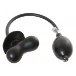 LATE X - CZARNY KNEBEL MOTYLEK Z DODATKOWĄ POMPKĄ