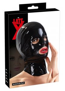 LATE X - MASKA NA GŁOWĘ Z OTWORAMI NA OCZY USTA I NOS