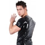 LATE X - KLASYCZNA CZARNA LATEKSOWA KOSZULKA