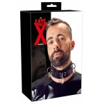 LATE X - LATEKSOWA OBROŻA NA SZYJĘ Z PIERŚCIENIAMI CZARNA