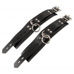 LATE X - CZARNE GUMOWE KAJDANKI Z LATEKSU