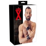 LATE X - CZARNE GUMOWE KAJDANKI Z LATEKSU