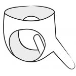 LATE X - LATEKSOWE MAJTECZKI Z DILDEM W ŚRODKU I NA ZEWNĄTRZ