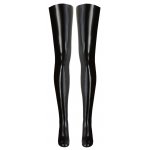LATE X - SEKSOWNE LATEKSOWE POŃCZOCHY CZARNE