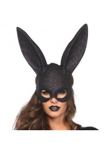 LEG AVENUE - BROKATOWA MASKA KRÓLIKA Z DUŻYMI USZAMI