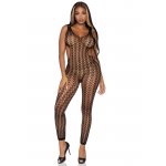 LEG AVENUE - SEKSOWNE BODYSTOCKING Z SIATECZKI BEZ STÓP ONE SIZE