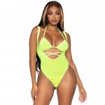 LEG AVENUE - SEKSOWNE BIKINI BODY I BIUSTONOSZ NEONOWY ONE SIZE