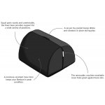 LIBERATOR - PÓŁOKRĄGŁA PODUSZKA MIŁOSNA CZERWONA