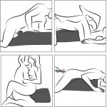 LIBERATOR - PODUSZKA Z UCHWYTEM NA MASTURBATOR CZARNA