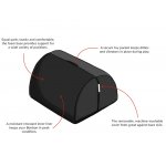 LIBERATOR - PÓŁOKRĄGŁA PODUSZKA MIŁOSNA CZARNA