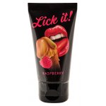 LICK IT - ŻEL DO MASAŻU LUB SEKSU MALINA 50ML