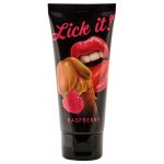 LICK IT - ŻEL DO MASAŻU LUB SEKSU MALINA 100ML