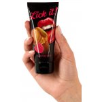 LICK IT - ŻEL DO MASAŻU LUB SEKSU MALINA 100ML