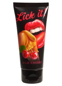 LICK IT - ŻEL DO MASAŻU LUB SEKSU DZIKA WIŚNIA 100ML