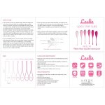 LESLIE - ZESTAW KULEK KEGLA DO TRENINGU MIĘŚNI MIEDNICY 6SZT