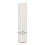 LIPS STYLE - WIBRATOR W KSZTAŁCIE SZMINKI DYSKRETNY BIAŁO/RÓŻOWY