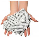 LONDON - 100 PREZERWATYW Z MOKRĄ POWŁOKĄ I DŁUŻSZYM ZBIORNICZKIEM