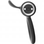 PIERŚCIEŃ WIBRACYJNY CAMERON SREBRNO-CZARNY